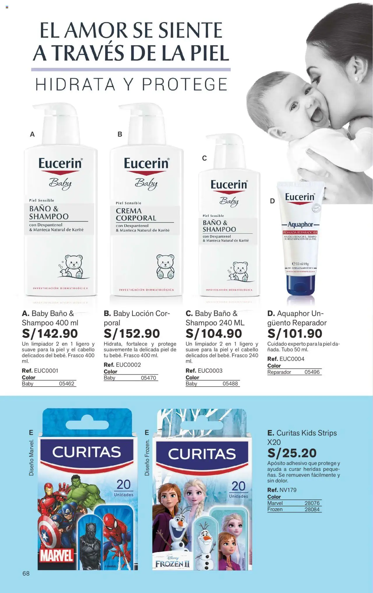 Catálogo Leonisa válido desde 15.07.2025 | Página: 68 | Productos: Shampoo, Baño, Crema