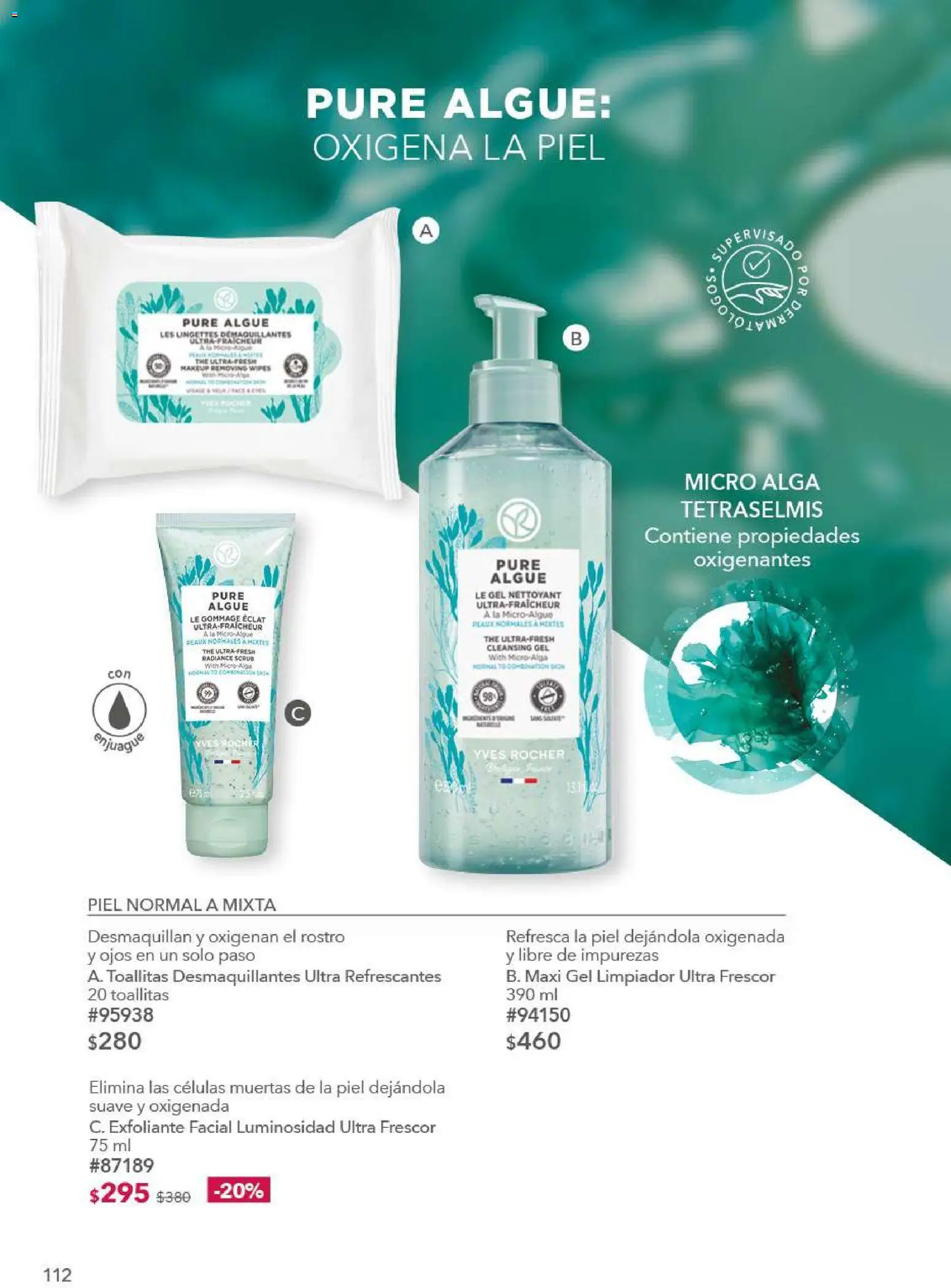 Nuevas ofertas de Yves Rocher válidas en toda la República Mexicana desde el 09.12.2025. ¡Encuentra las mejores ofertas en Yves Rocher campaña 17 2025! | Página: 114 | Productos: Toallitas desmaquillantes, Exfoliante facial, Limpiador