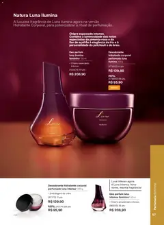 Natura - Ciclo 18/2025 - Pré-Visualização do folheto da loja Natura, válido de 30.10.2025 | Página: 57 | Produtos: Açafrão, Fragrância, Hidratante corporal, Desodorante