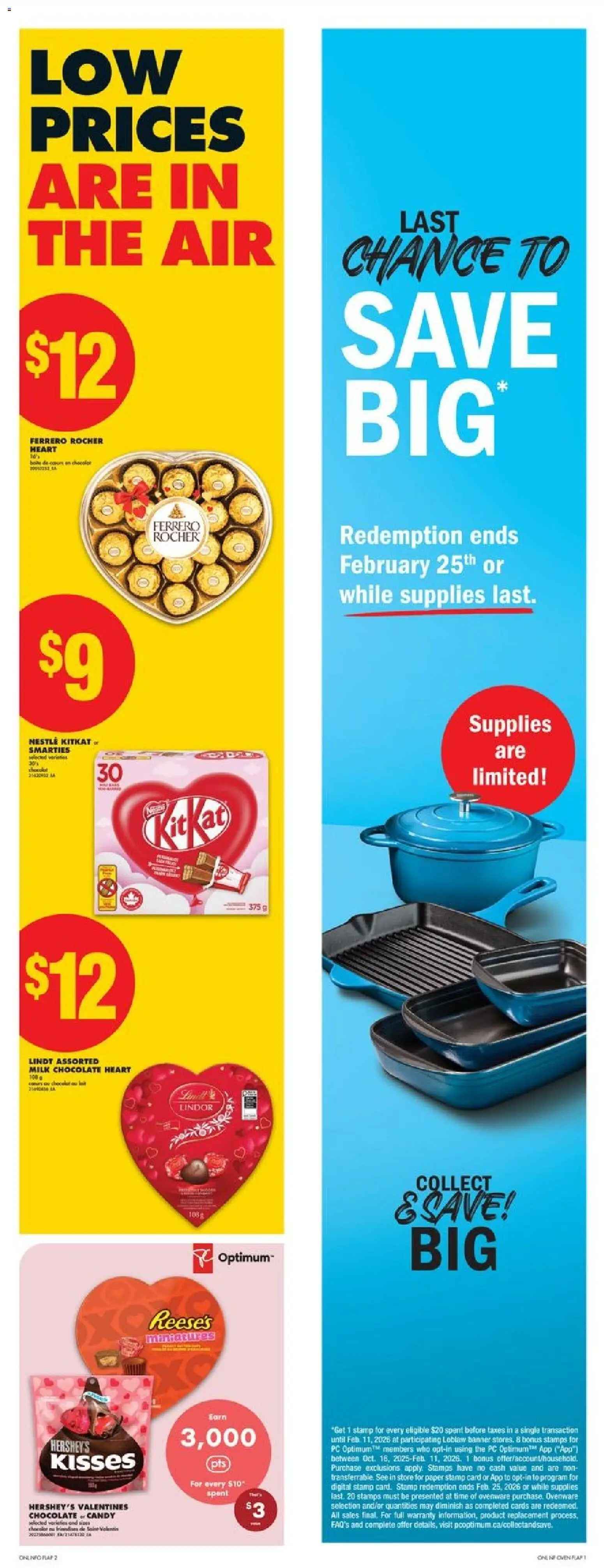 No Frills flyer valid from 12.02.2026 | Page: 8 | Products: PC, Milk, Chocolate