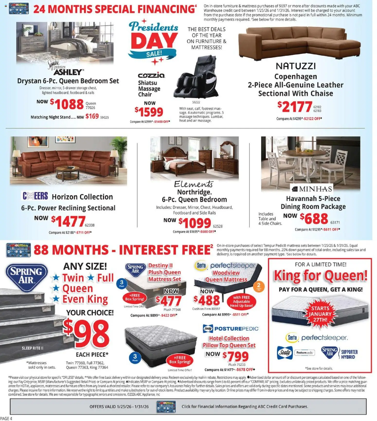 ABC Warehouse Weekly Ad - valid from 25.01.2026 | Page: 4