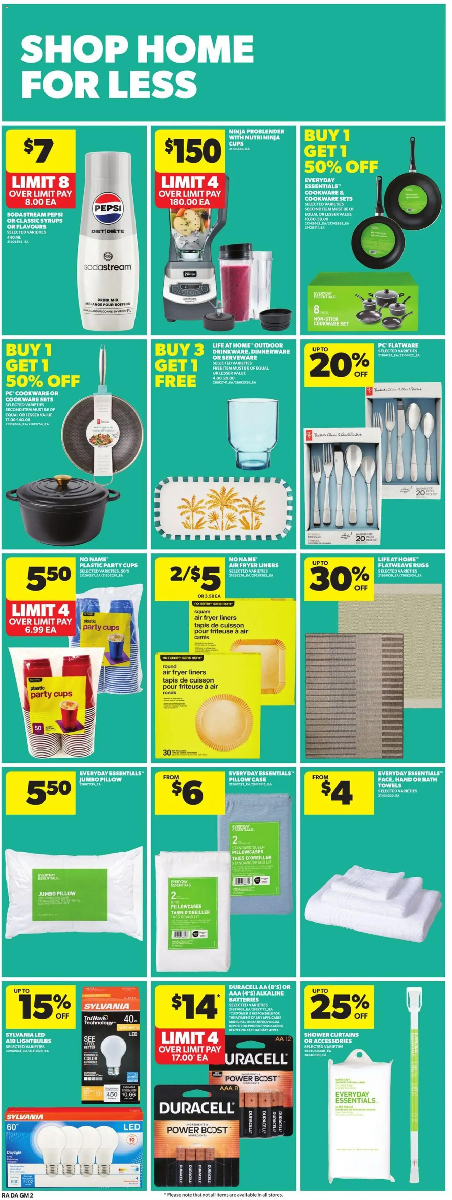Atlantic Superstore flyer valid from 09.04.2026 | Page: 25 | Products: PC, Fryer, Bath, Shower