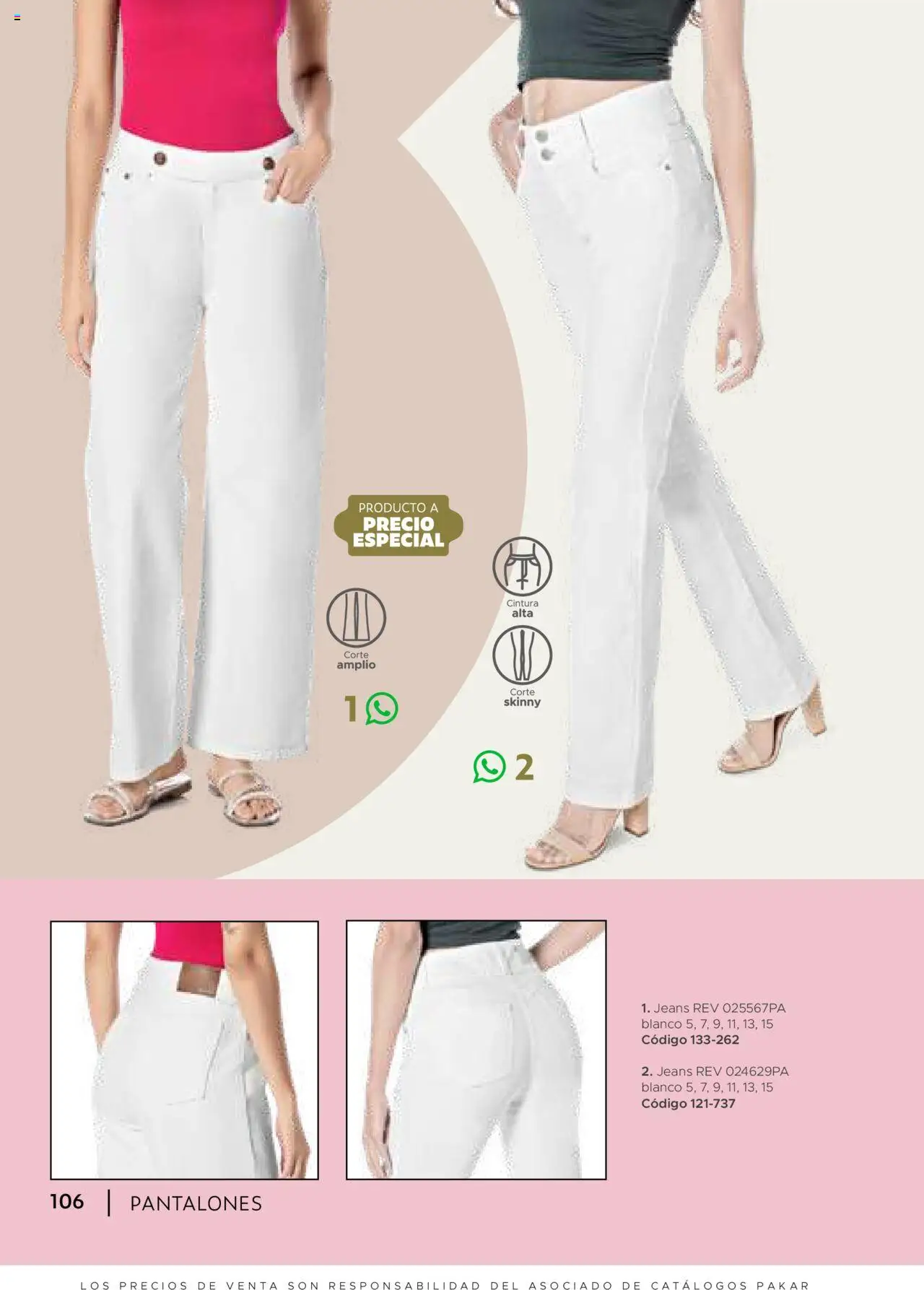 Nuevas ofertas de SC Pakar válidas en toda la República Mexicana desde el 24.07.2025. ¡Encuentra las mejores ofertas en SC Pakar Catálogo Ropa y Accesorios! | Página: 106 | Productos: Pantalones