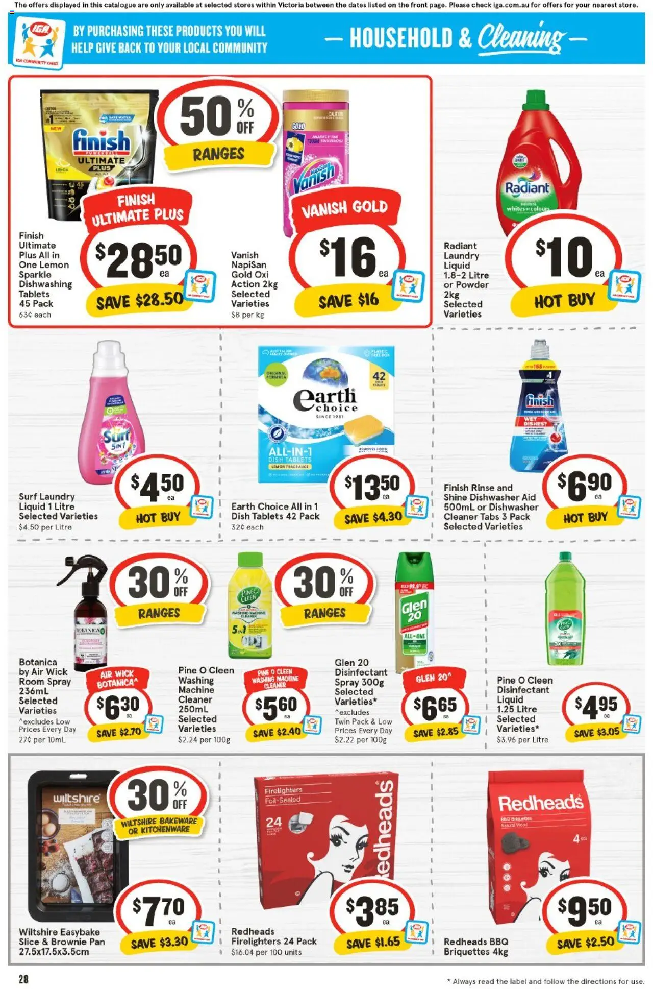 IGA catalogue - valid from 06.08.2025 | Page: 25 | Products: Cleaner, Wood, Lemon, Washing machine