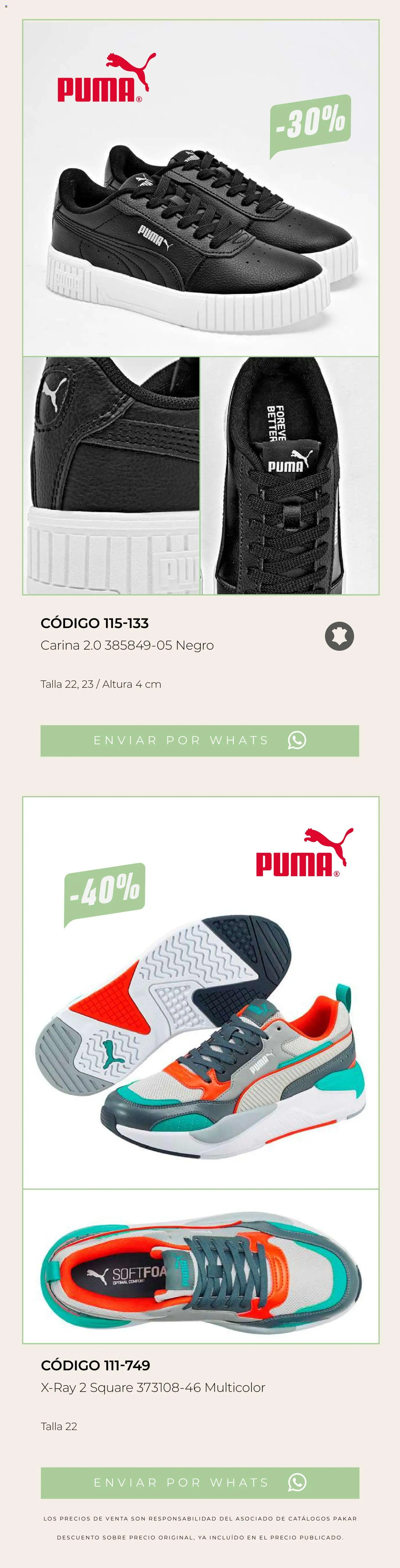 Nuevas ofertas de SC Pakar válidas en toda la República Mexicana desde el 13.03.2026. ¡Encuentra las mejores ofertas en SC Pakar catálogo Últimos pares premium ! | Página: 82