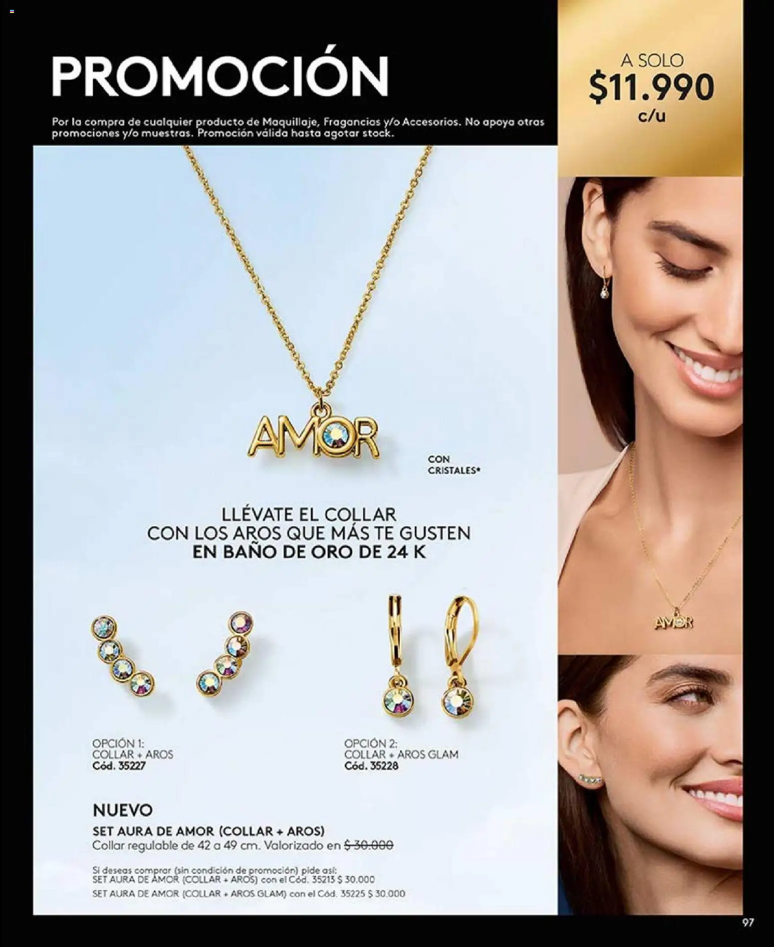 Catálogo Ésika Campaña 1 │ válido desde el 01.01.2026 | Página: 97 | Productos: Baño, Collar, Aros, Té