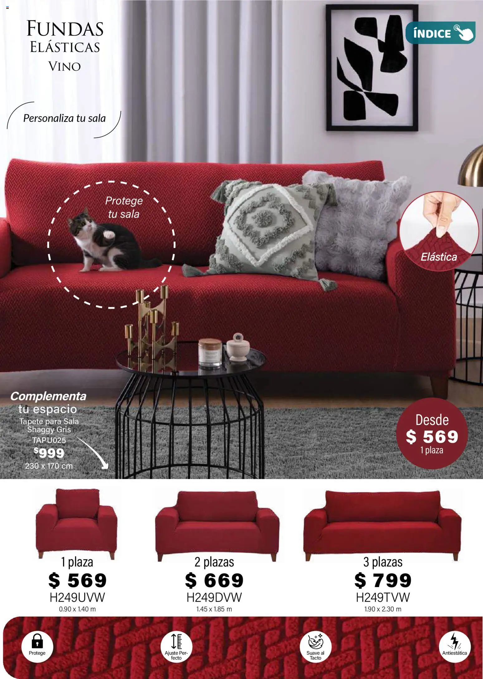 Nuevas ofertas de Colchas Concord válidas en toda la República Mexicana desde el 01.11.2025. ¡Encuentra las mejores ofertas en Colchas Concord Buen Fin! | Página: 249 | Productos: Vino, Tapete