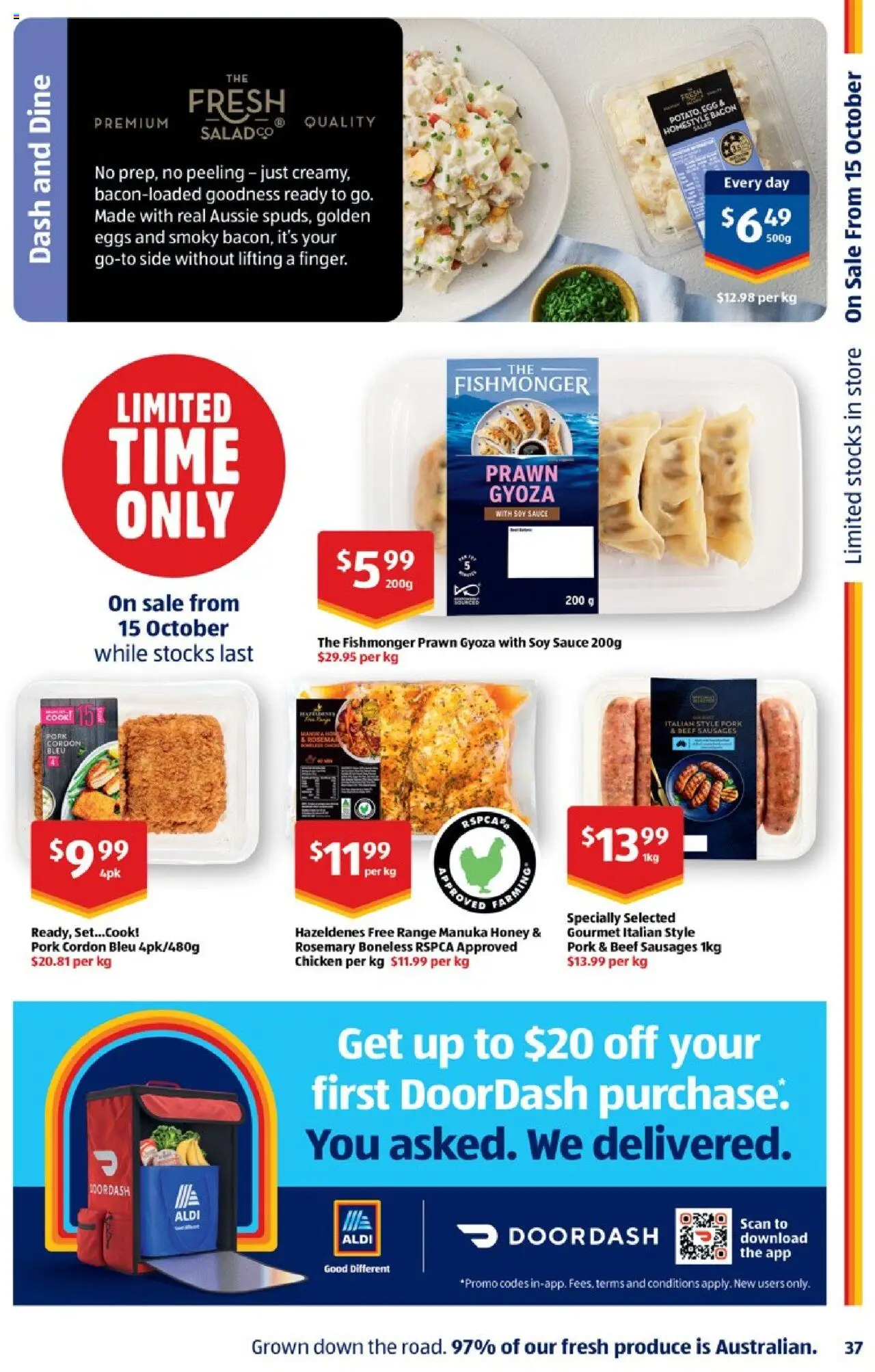 Aldi catalogue - valid from 22.10.2025 | Page: 37 | Products: Bacon, Eggs, Chicken, Pork