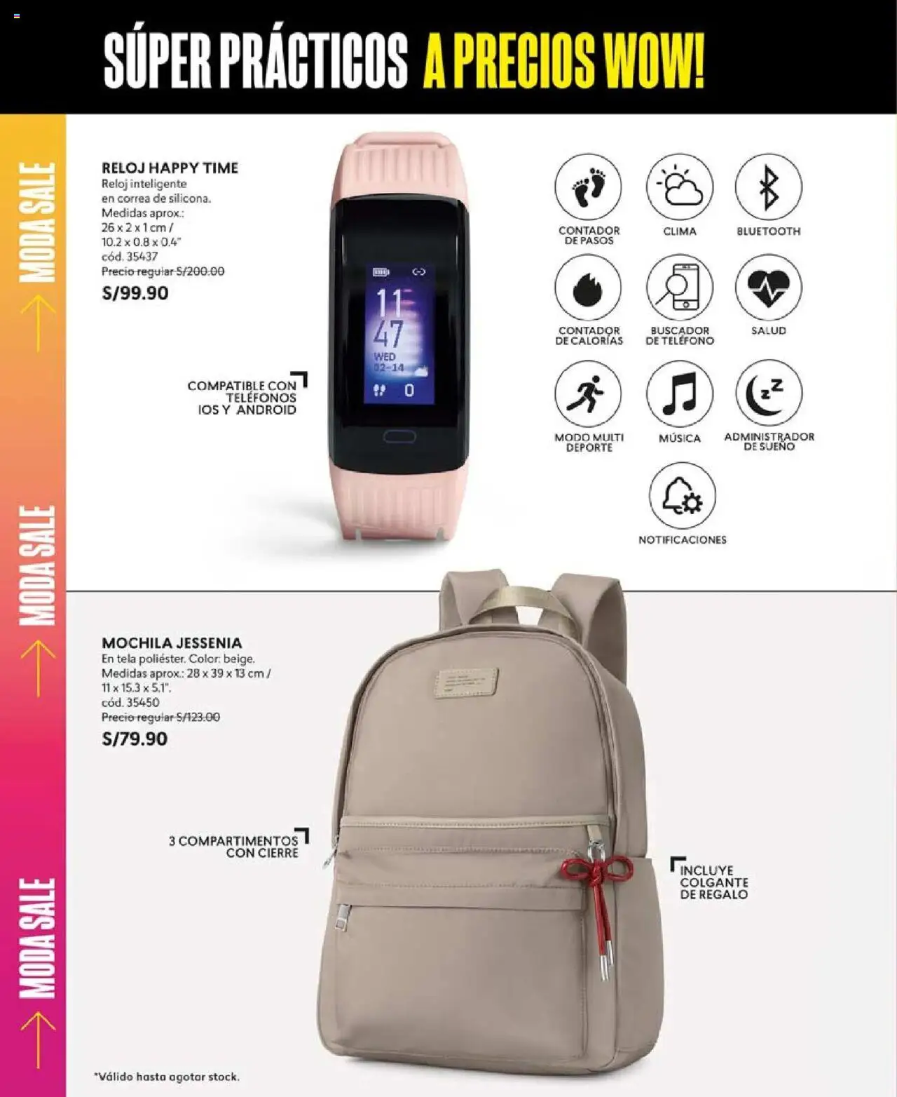 Catálogo CyZone válido desde 03.10.2025 | Página: 68 | Productos: Mochila, Teléfono, Reloj, Reloj inteligente