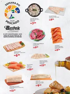 Bistek Supermercados - Ofertas Semana do Pescado - Pré-Visualização do folheto da loja Bistek Supermercados, válido de 01.09.2025