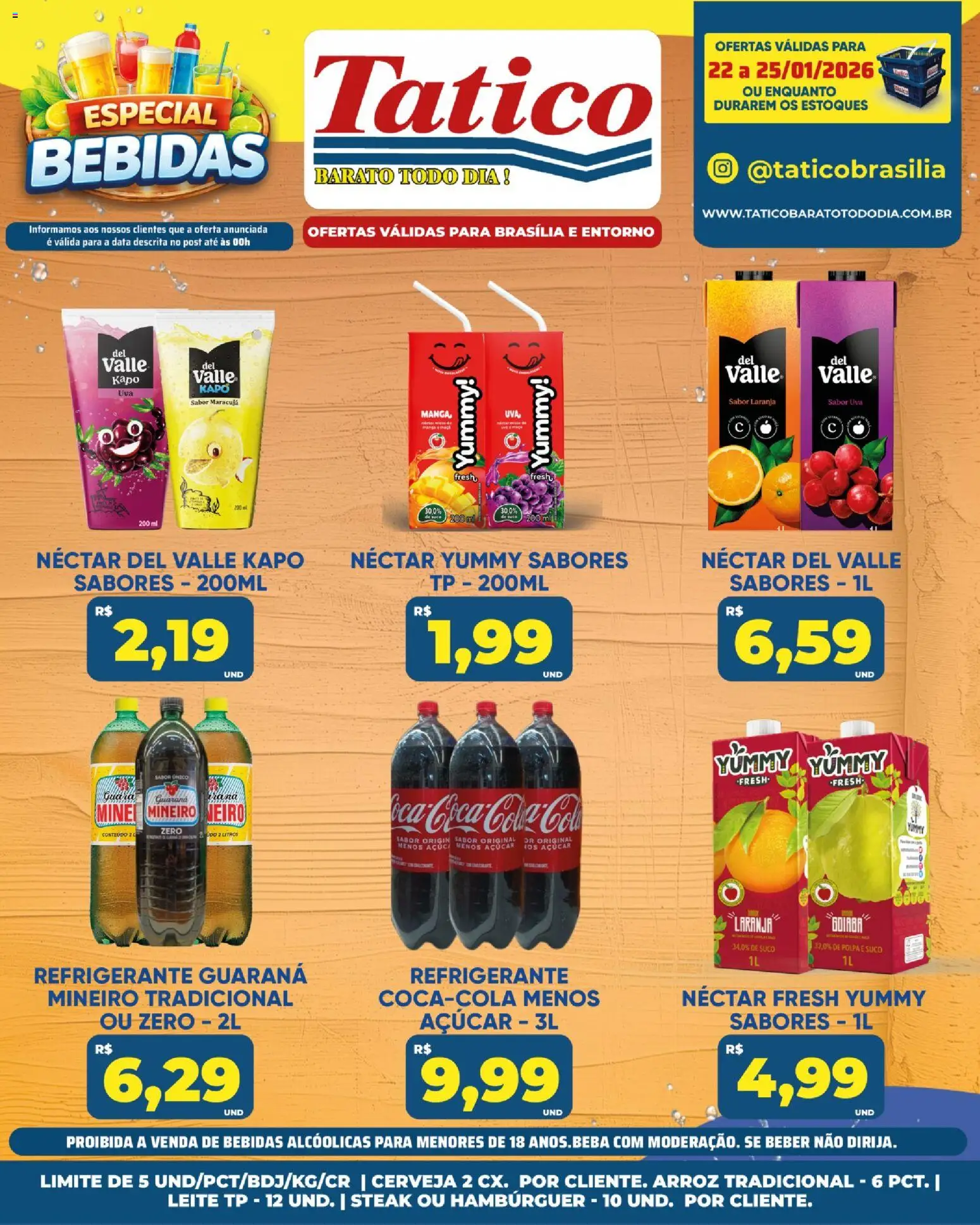 Tatico Folheto - válido de 23.01.2026 | Página: 15 | Produtos: Maracujá, Cola, Hambúrguer, Refrigerante