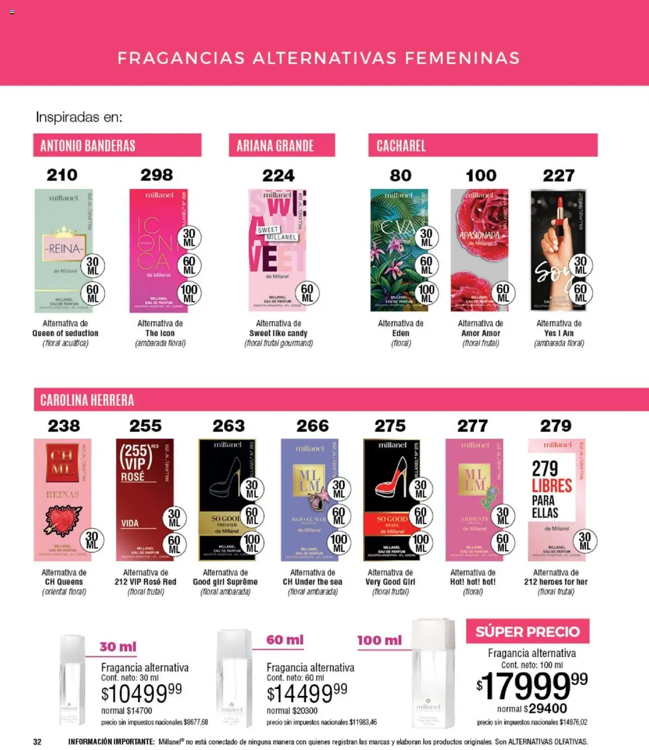 Millanel catálogo │ válido desde el 15.09.2025 | Página: 32 | Productos: Fragancia