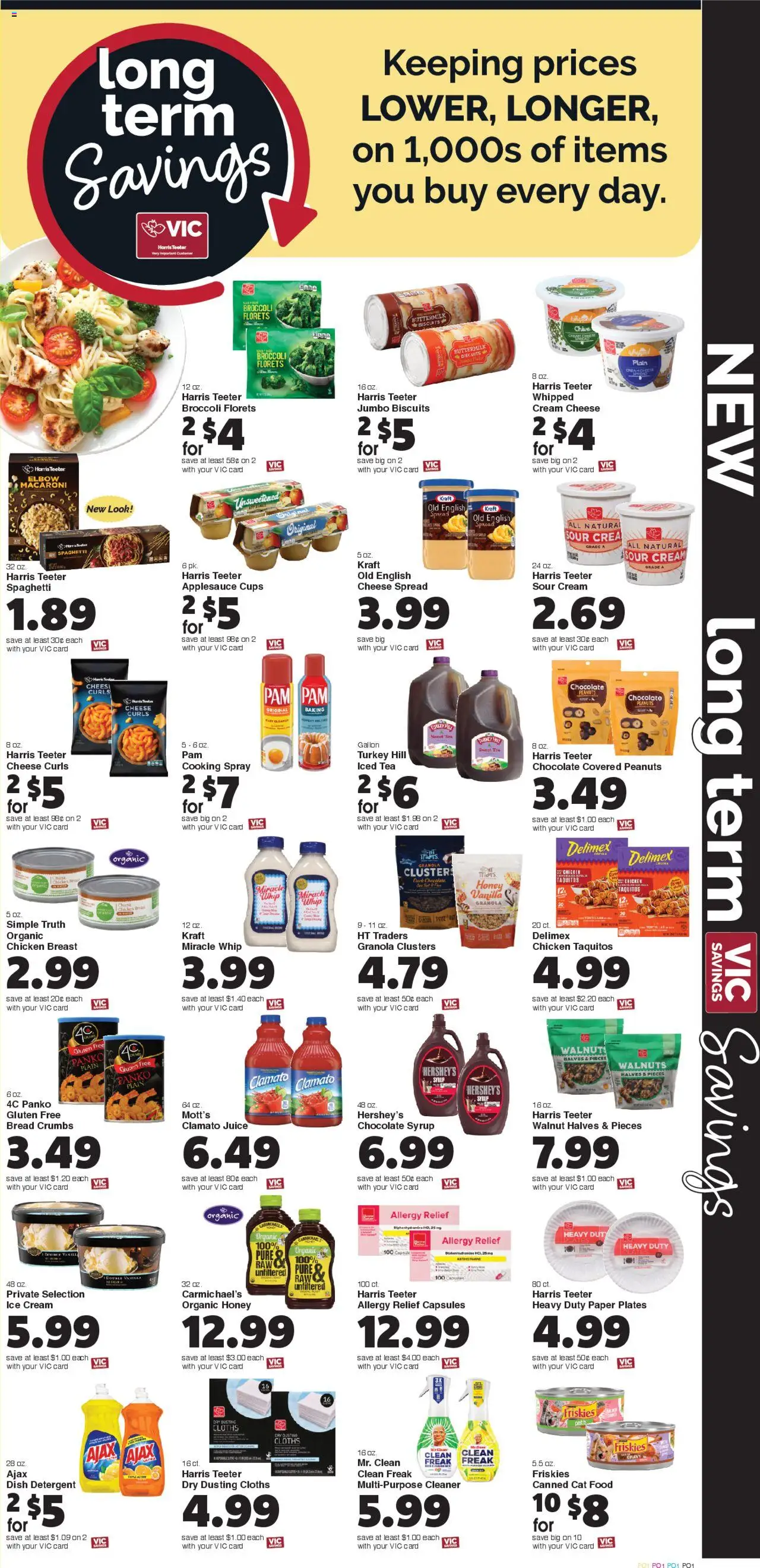 Harris Teeter Weekly Ad - NC - valid from 17.09.2025 | Page: 7 | Products: Broccoli, Chocolate, Juice, Sour cream