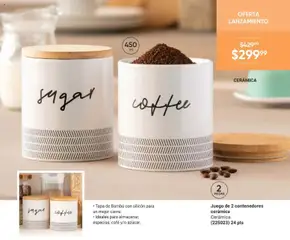 Vista previa de Juego de 2 contenedores cerámica, Cerámica, nuevo folleto de la tienda, válido en México a partir del 30.01.2026 | Página: 51 | Productos: Café, Juego