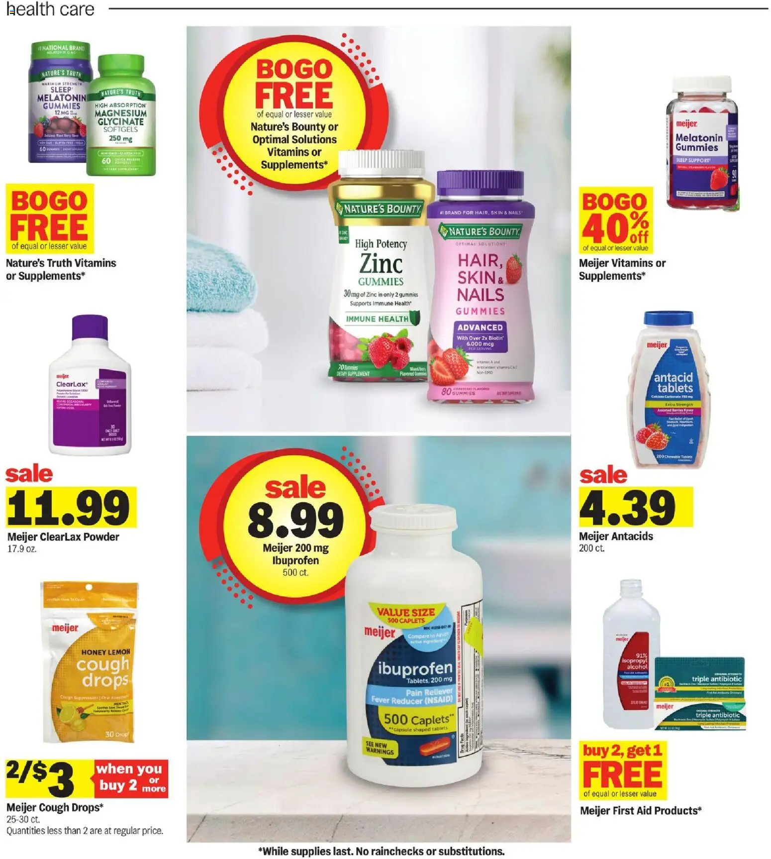 Meijer Weekly Ad - valid from 28.01.2026 | Page: 37 | Products: Vitamin, Zinc, Lemon, Tablet