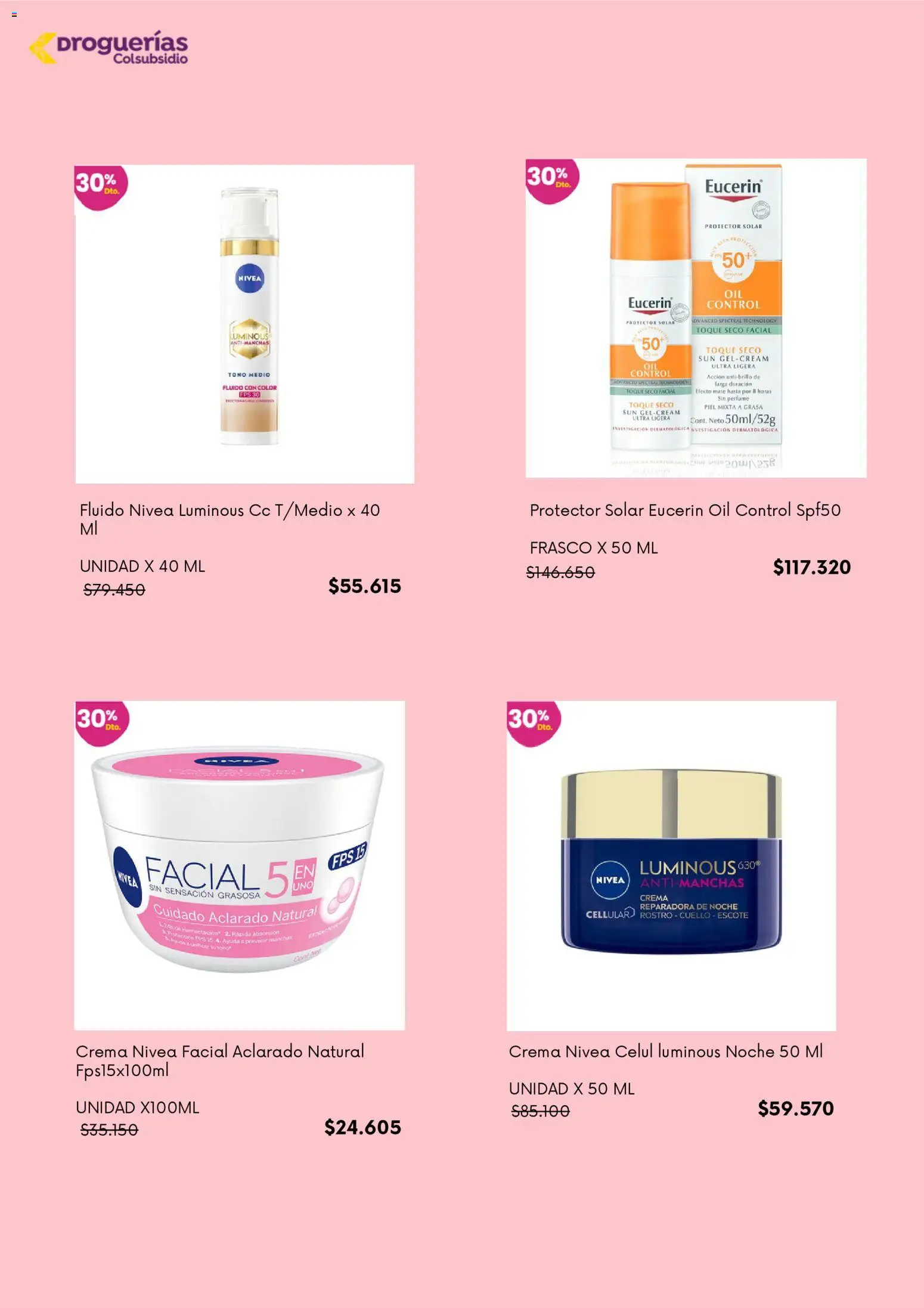 Colsubsidio revista - valida desde el 12.02.2026 | Página: 5 | Productos: Crema, Frasco, Perfume, Cuello