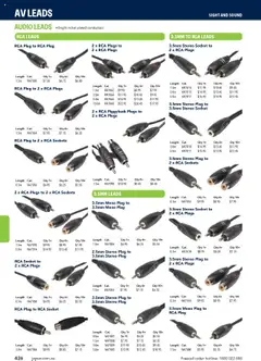 Preview of Jaycar Engineering & Scientific Catalogue 2025/2026  - valid from 09.07.2025 | Page: 426 | Products: Socket, Audio, Stereo