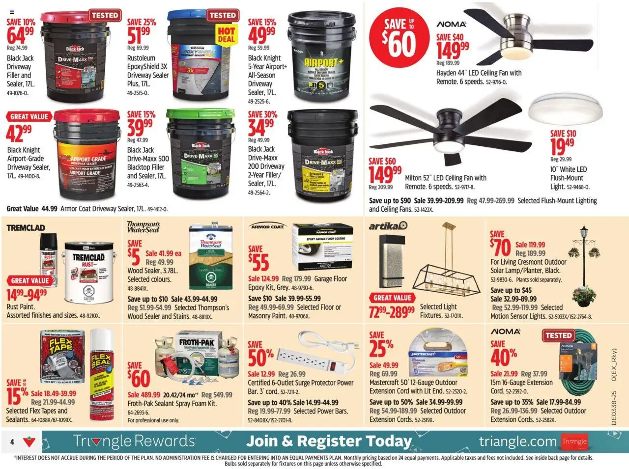 Canadian Tire flyer valid from 12.09.2025 | Page: 9 | Products: Fan, Coat