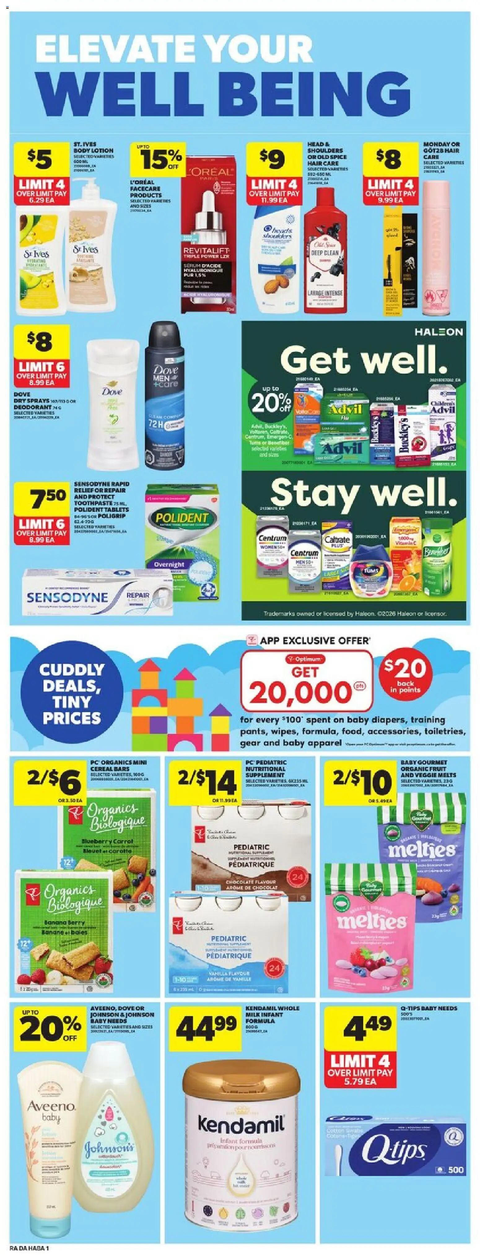 Atlantic Superstore flyer valid from 19.02.2026 | Page: 21 | Products: Carrot, PC, Body lotion, Milk