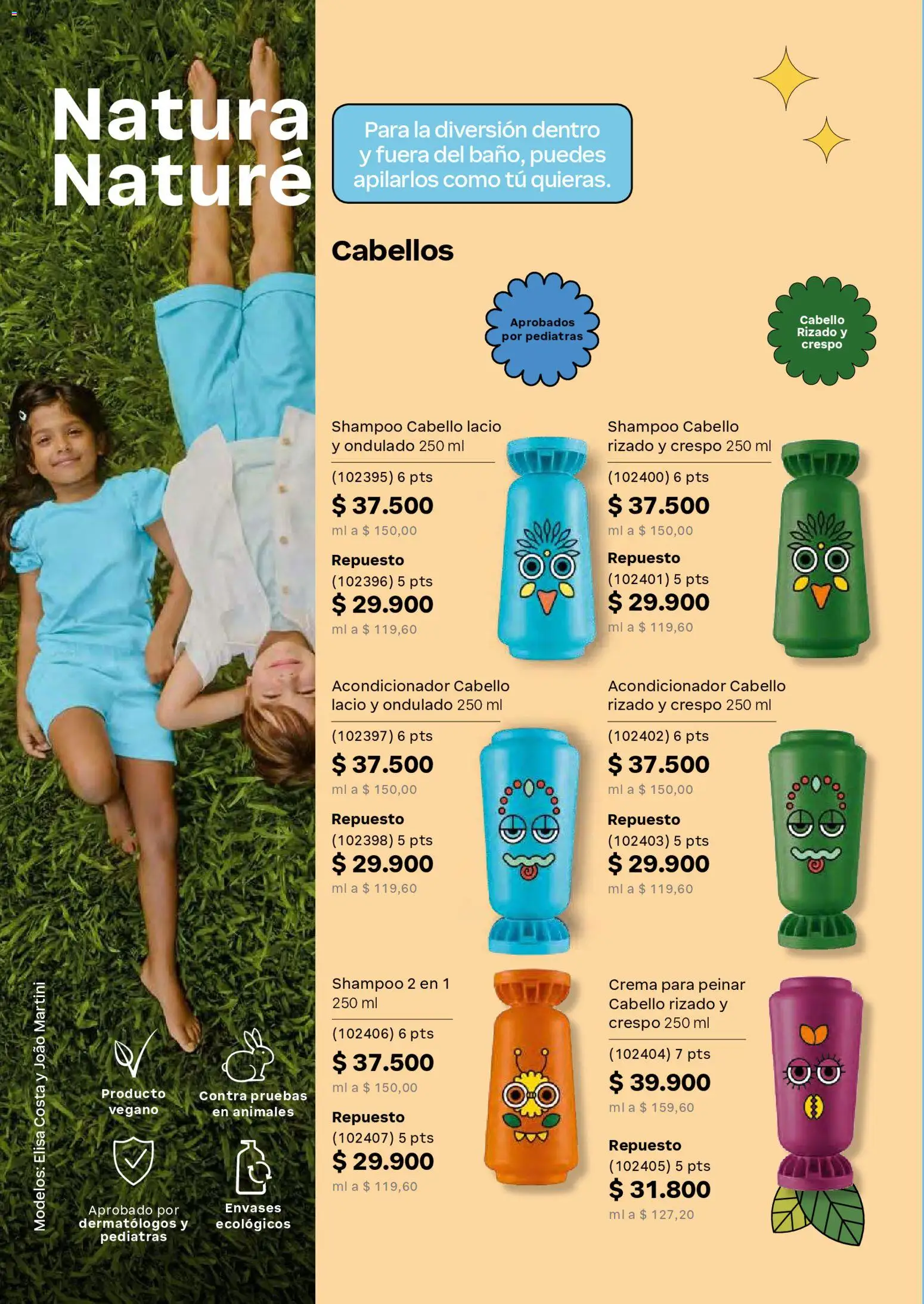 Natura revista - valida desde el 01.03.2026 | Página: 168 | Productos: Crema, Shampoo, Acondicionador