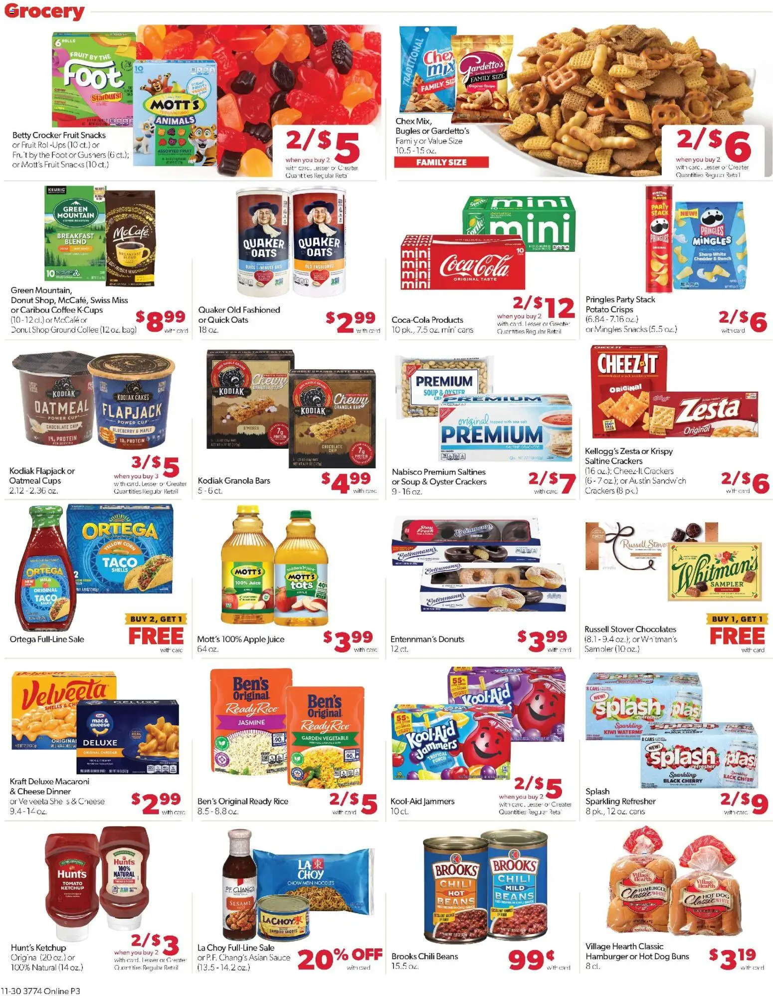 Family Fare Weekly Ad - NE - valid from 30.11.2025 | Page: 10 | Products: Rice, Noodles, Kiwi, Chocolate Chip