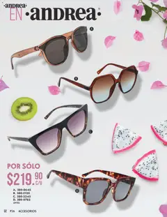 Vista previa de Andrea catálogo Primavera, nuevo folleto de la tienda, válido en México a partir del 25.01.2026 | Página: 32 | Productos: Lentes