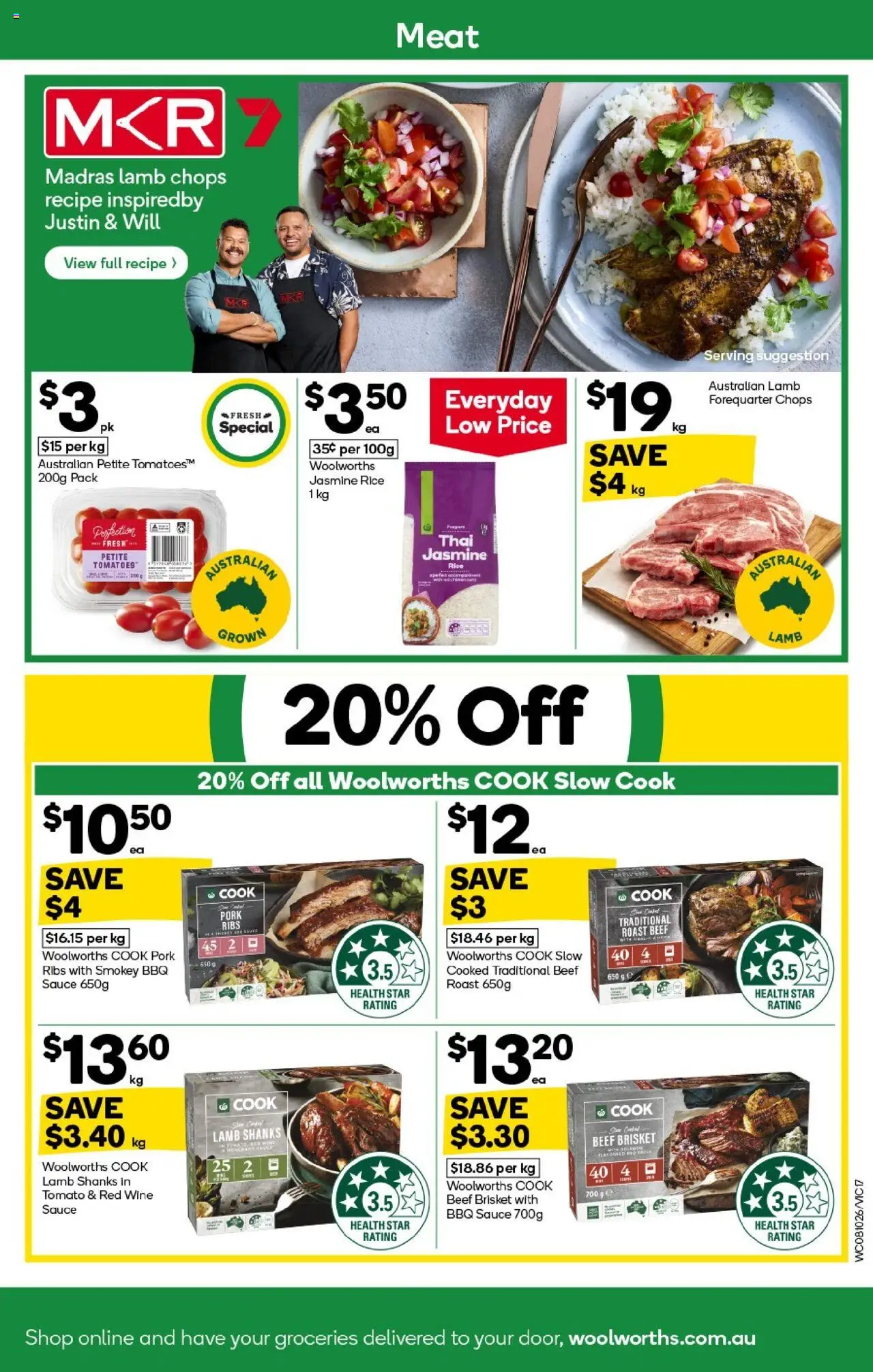 Woolworths catalogue - valid from 08.10.2025 | Page: 17 | Products: Pork, Lamb, Beef, Sauce