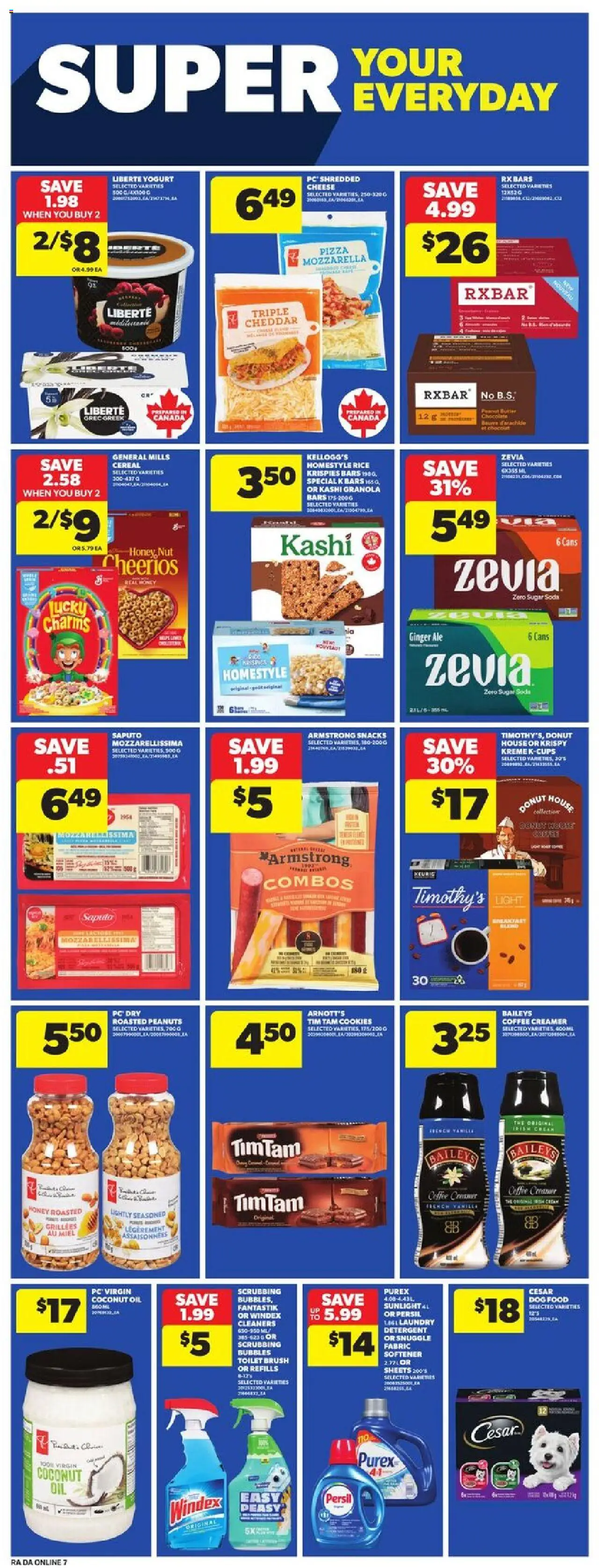 Atlantic Superstore flyer valid from 02.10.2025 | Page: 16 | Products: Rice, Butter, Yogurt, Chocolate