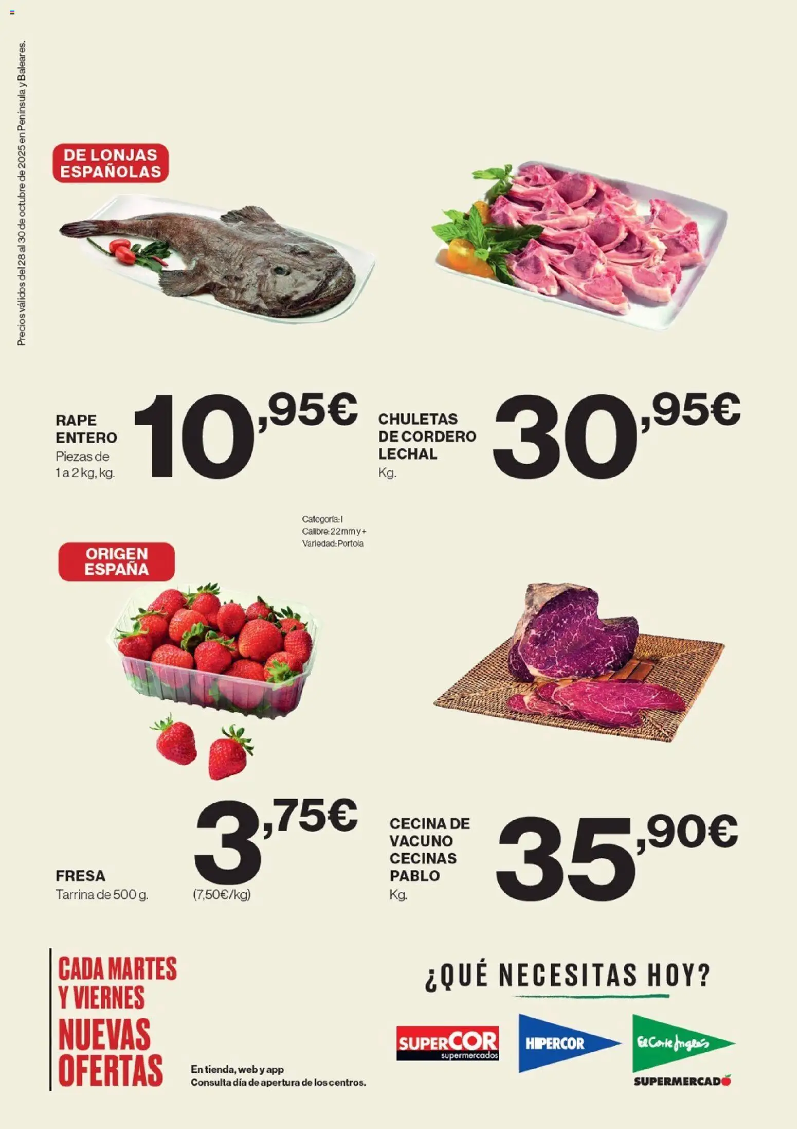 Nuevas ofertas de El Corte Inglés válidas en toda la República Mexicana desde el 28.10.2025. ¡Encuentra las mejores ofertas en El Corte Inglés catálogo! | Página: 2 | Productos: Fresa