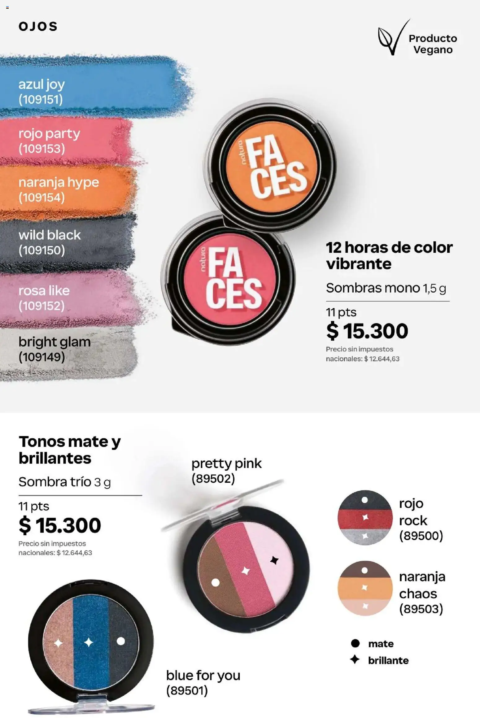 Natura Catálogo Ciclo 4/2026 │ válido desde el 01.04.2026 | Página: 159 | Productos: Moño, Mate, Sombra