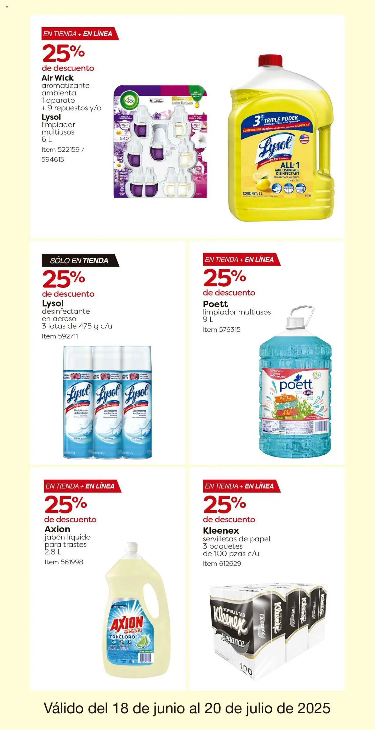 Nuevas ofertas de Costco válidas en toda la República Mexicana desde el 18.06.2025. ¡Encuentra las mejores ofertas en Costco catálogo! | Página: 11 | Productos: Jabón líquido, Desinfectante, Servilletas, Jabón