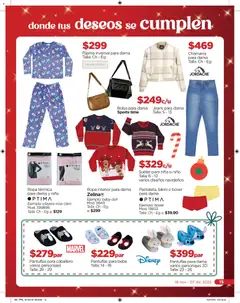 Vista previa de Chedraui folleto, nuevo folleto de la tienda, válido en México a partir del 18.11.2025 | Página: 15 | Productos: Pantuflas, Bolsa, Ropa, Playera