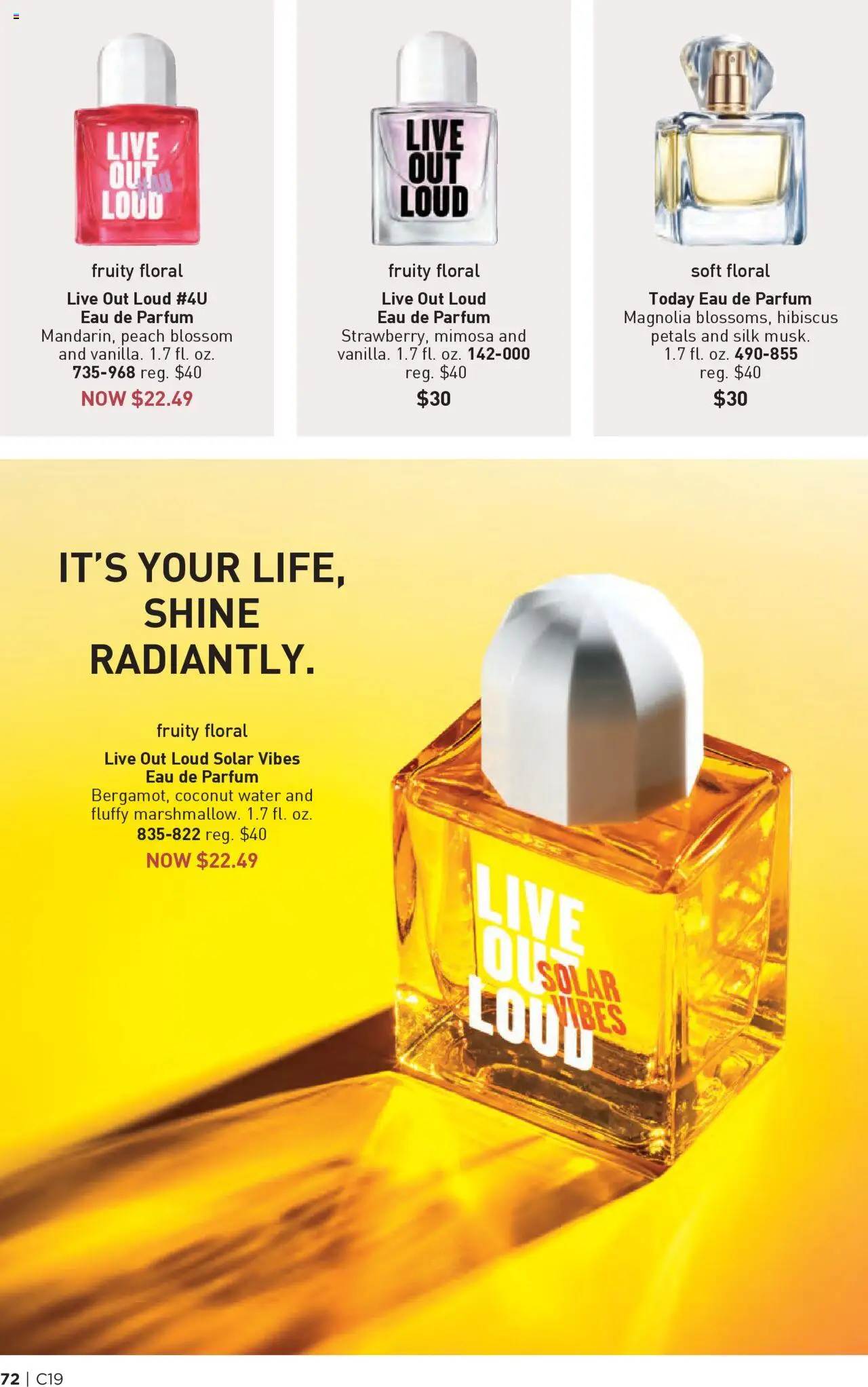 Avon Brochure - valid from 10.09.2025 | Page: 72 | Products: Water, Peach