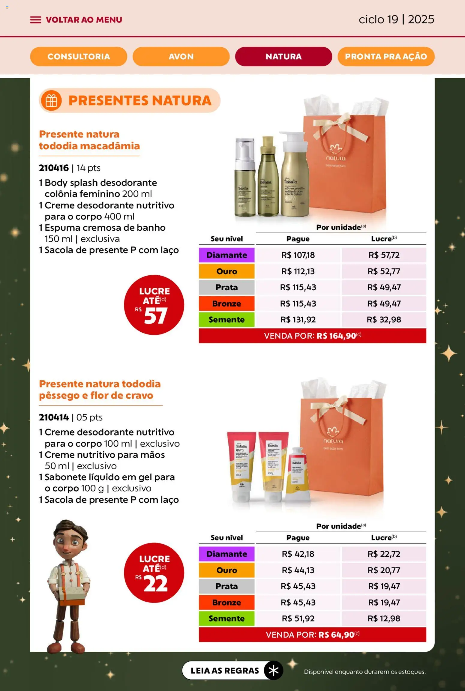 Avon Folheto - válido de 21.11.2025 | Página: 50 | Produtos: Macadâmia, Desodorante, Sabonete, Sabonete líquido