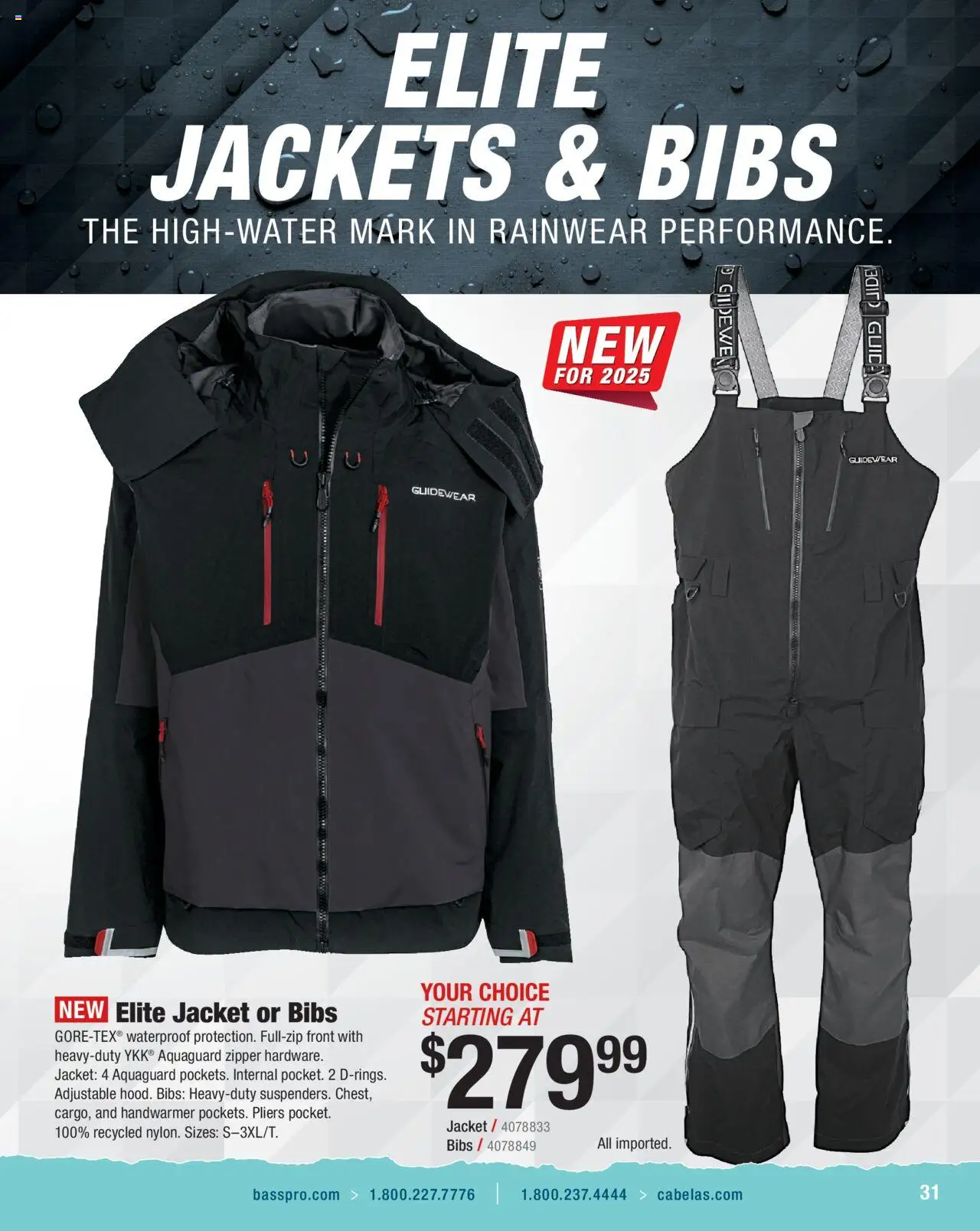 Cabela's Saltwater Specialist 25 - valid from 01.01.2025 | Page: 31 | Products: Jacket, Rainwear