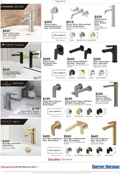 Preview of Harvey Norman March Bathroom and Tiles - valid from 11.03.2026 | Page: 11 | Products: Bath, Tap, Greens, Mixer