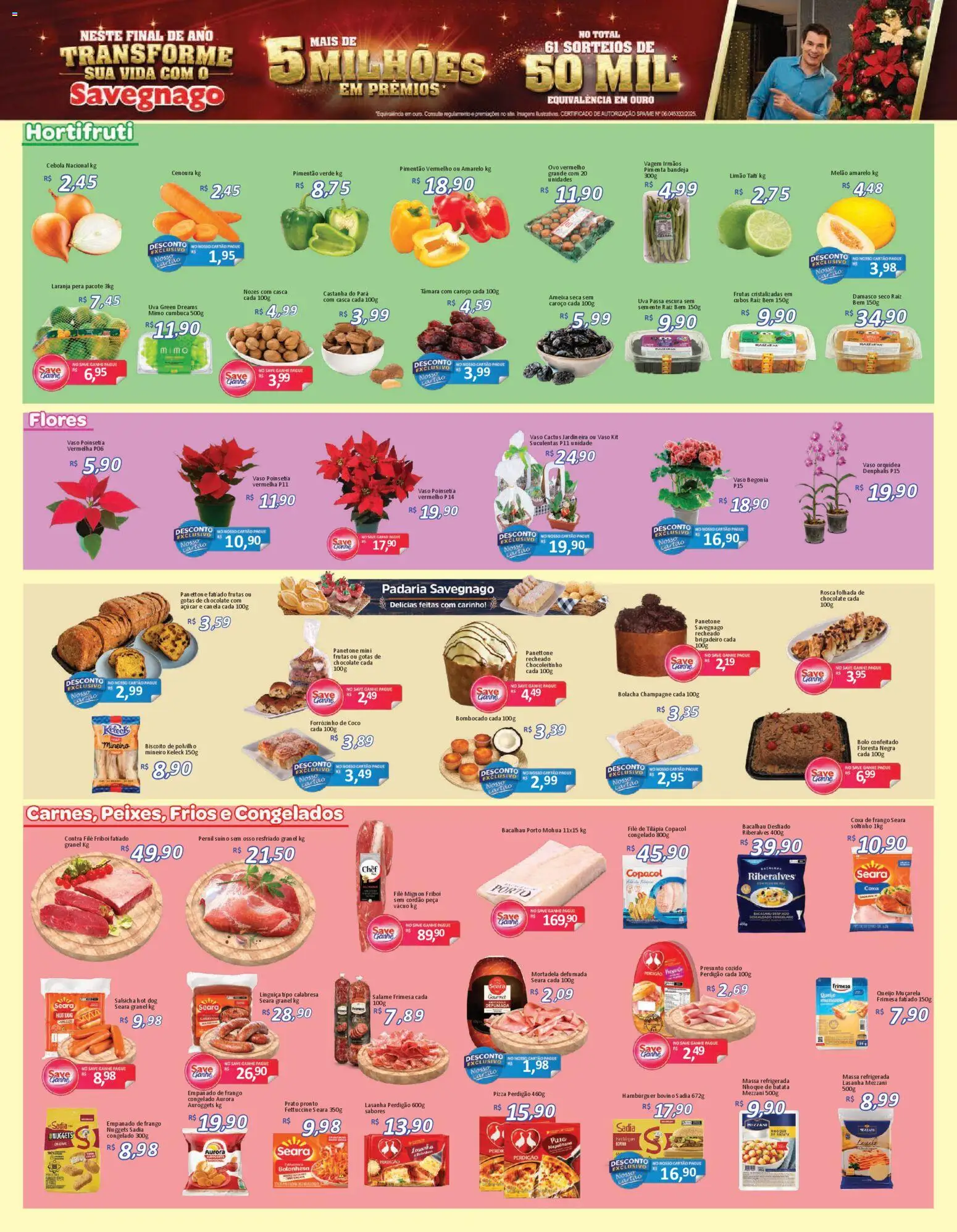 Savegnago Folheto - válido de 18.12.2025 | Página: 2 | Produtos: Pimenta, Pernil, Chocolate, Presunto