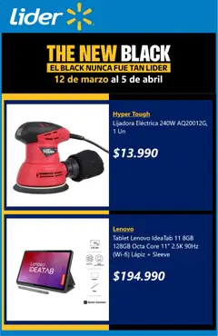 Lider ofertas  válido desde el 17.03.2026 | Página: 2 | Productos: Tablet, Lijadora