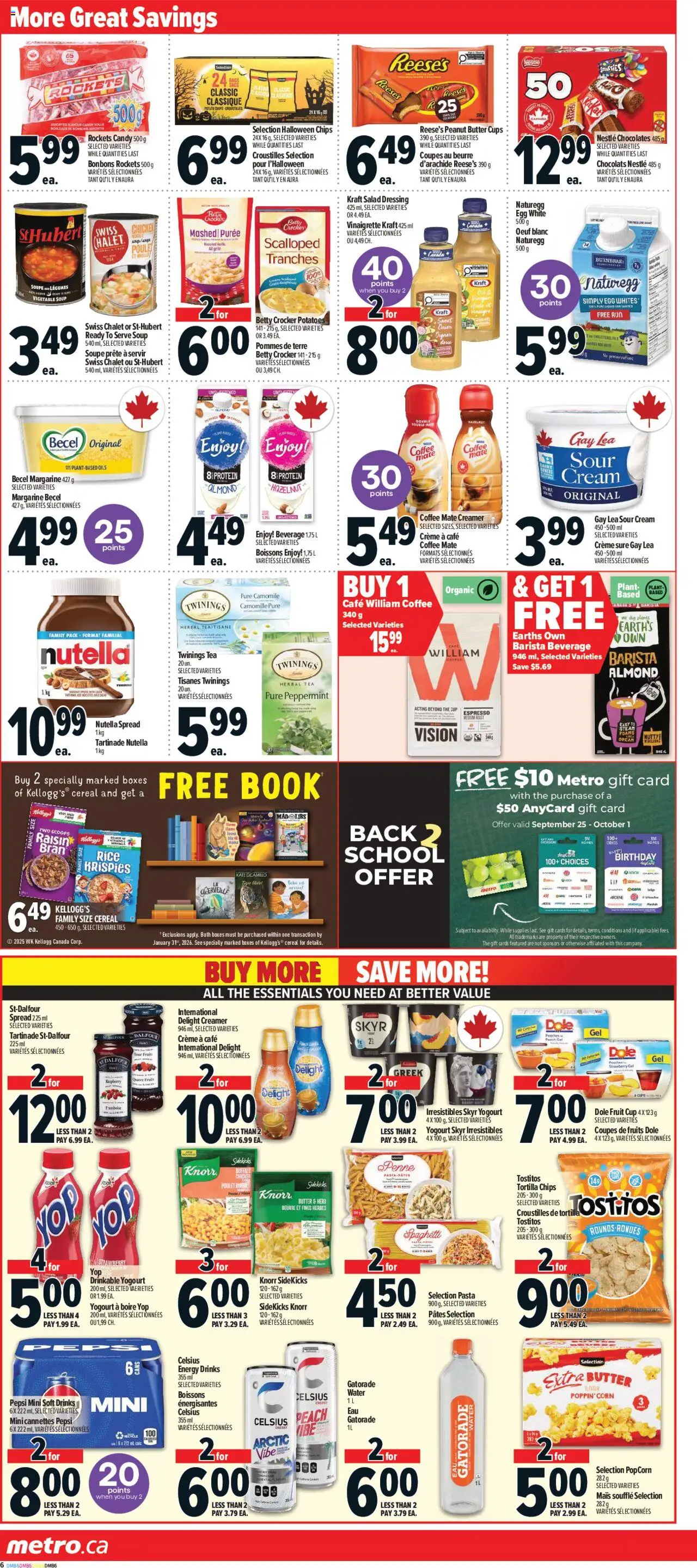 Metro flyer valid from 25.09.2025 | Page: 13 | Products: Rice, Tea, Sour cream, Chips
