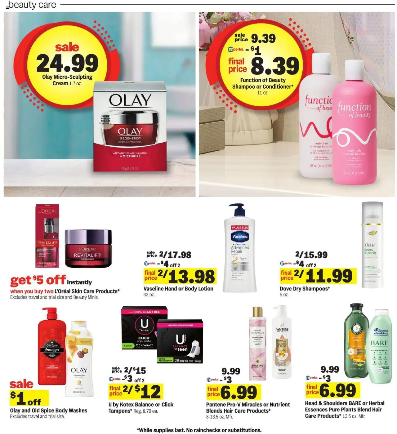Meijer Weekly Ad - MI - valid from 15.10.2025 | Page: 39 | Products: Shampoo, Conditioner, Butter, Cream