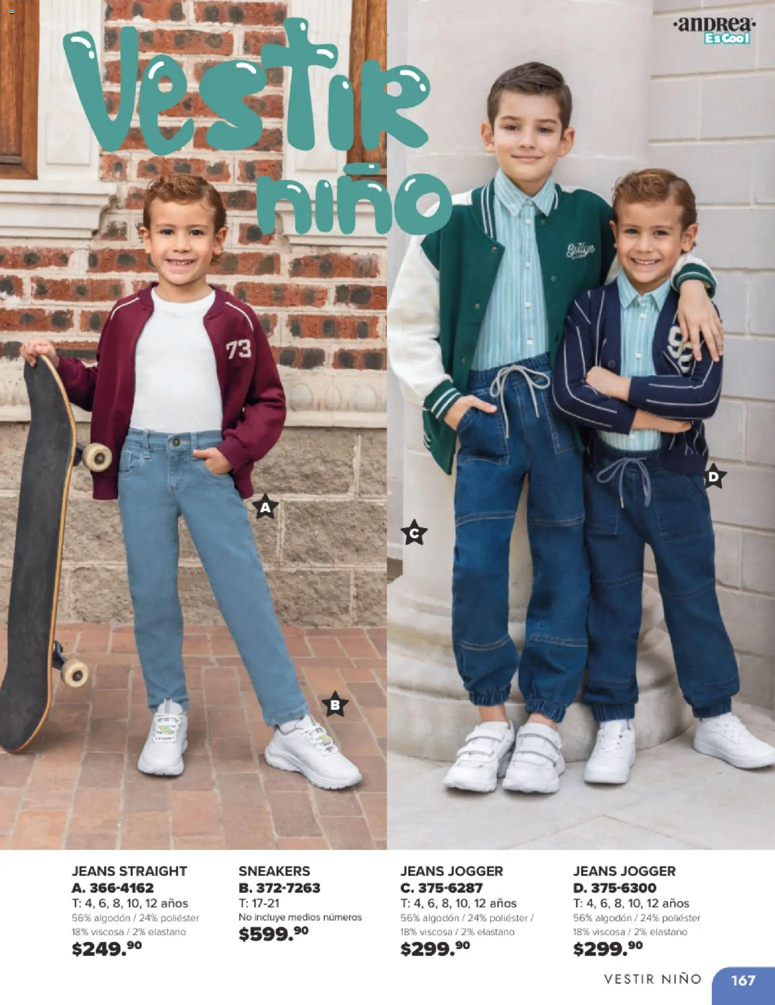 Nuevas ofertas de Andrea válidas en toda la República Mexicana desde el 25.05.2025. ¡Encuentra las mejores ofertas en Andrea catálogo Colegial ! | Página: 167 | Productos: Algodón