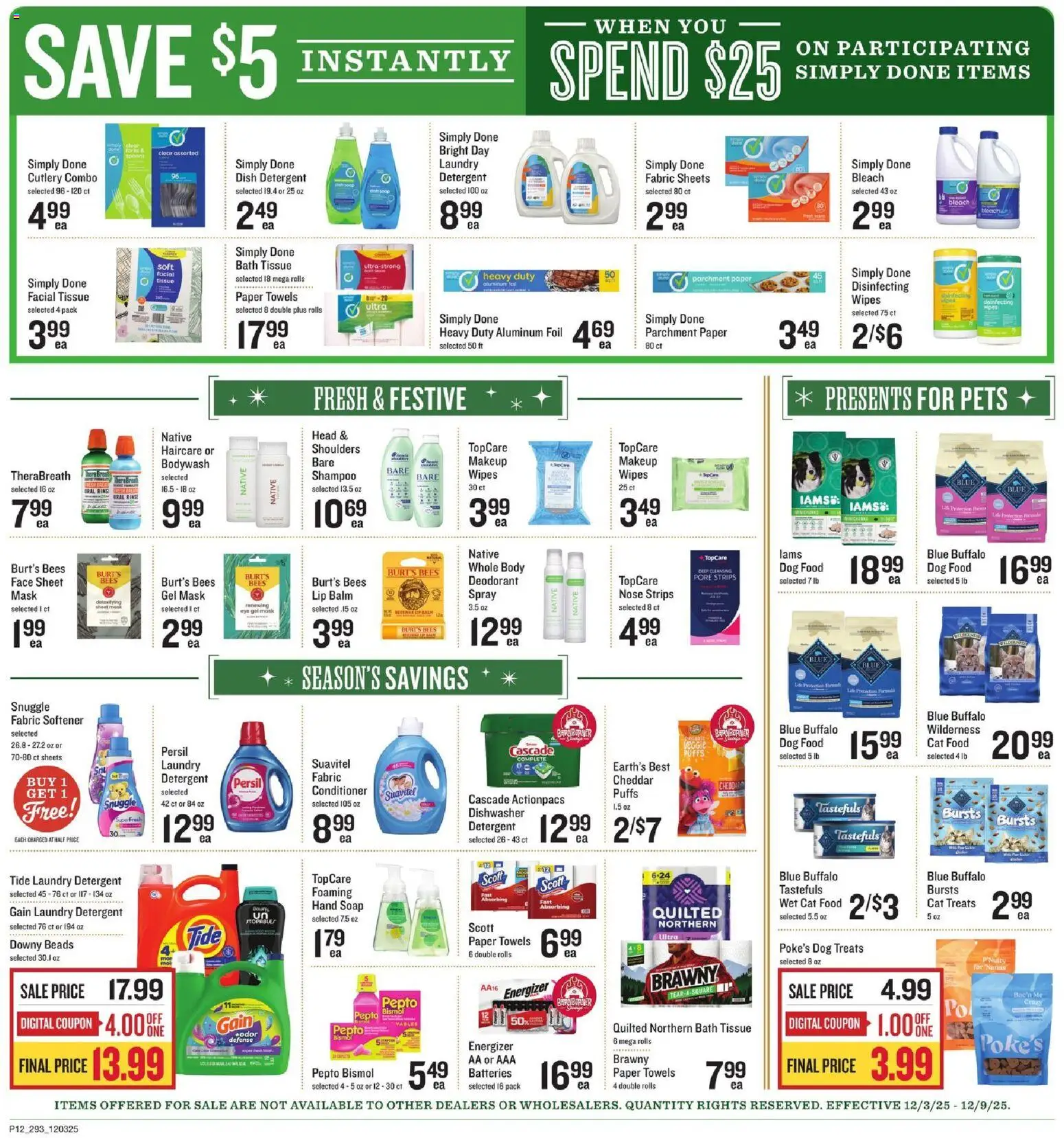 Lowes Foods Weekly Ad - SC - valid from 03.12.2025 | Page: 18 | Products: Dog Food, Conditioner, Soap, Detergent