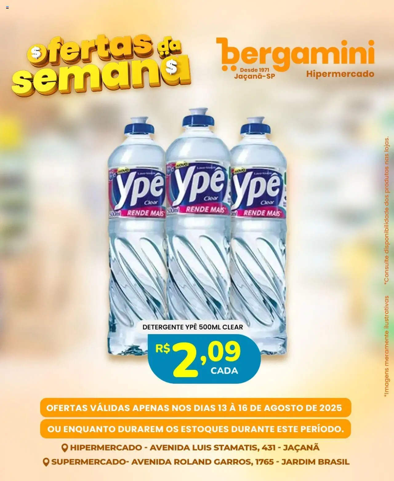 Supermercado Bergamini Folheto - válido de 13.08.2025 | Página: 16 | Produtos: Detergente