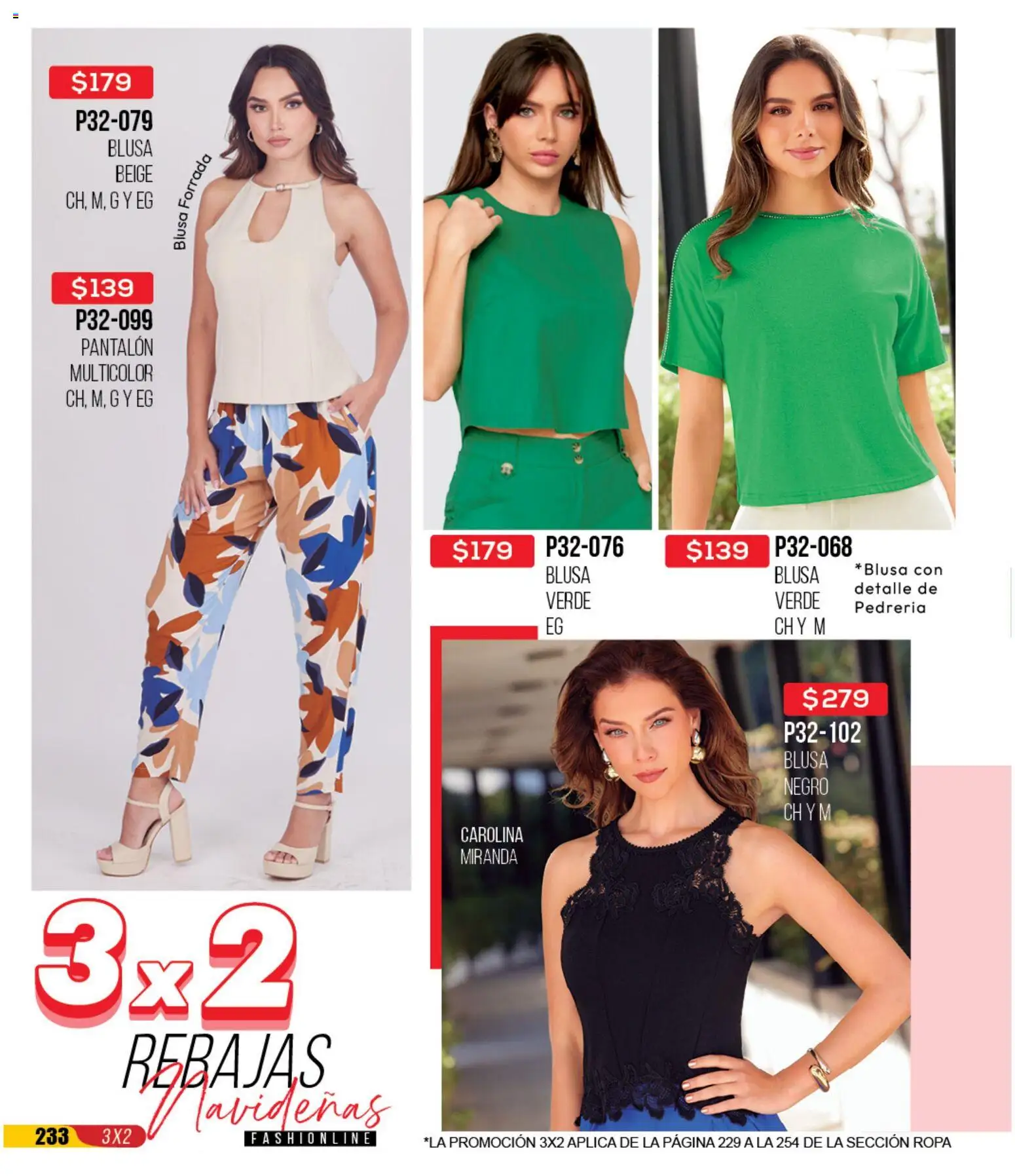 Nuevas ofertas de Cklass válidas en toda la República Mexicana desde el 30.11.2025. ¡Encuentra las mejores ofertas en Cklass catálogo Rebajas Navideñas Ropa! | Página: 234 | Productos: Blusa, Ropa