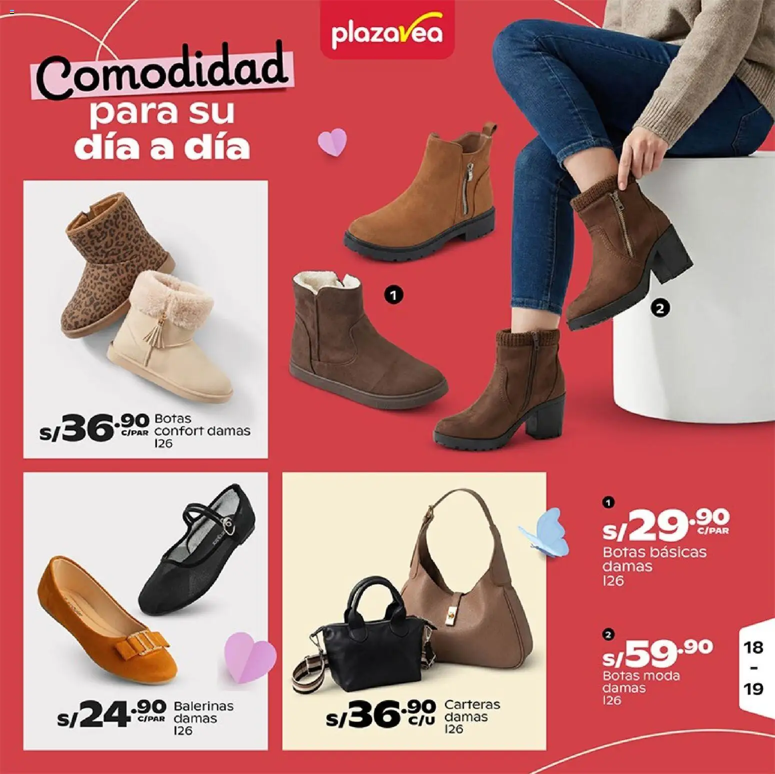 Catálogo Plaza Vea válido desde 27.04.2026 | Página: 19 | Productos: Botas
