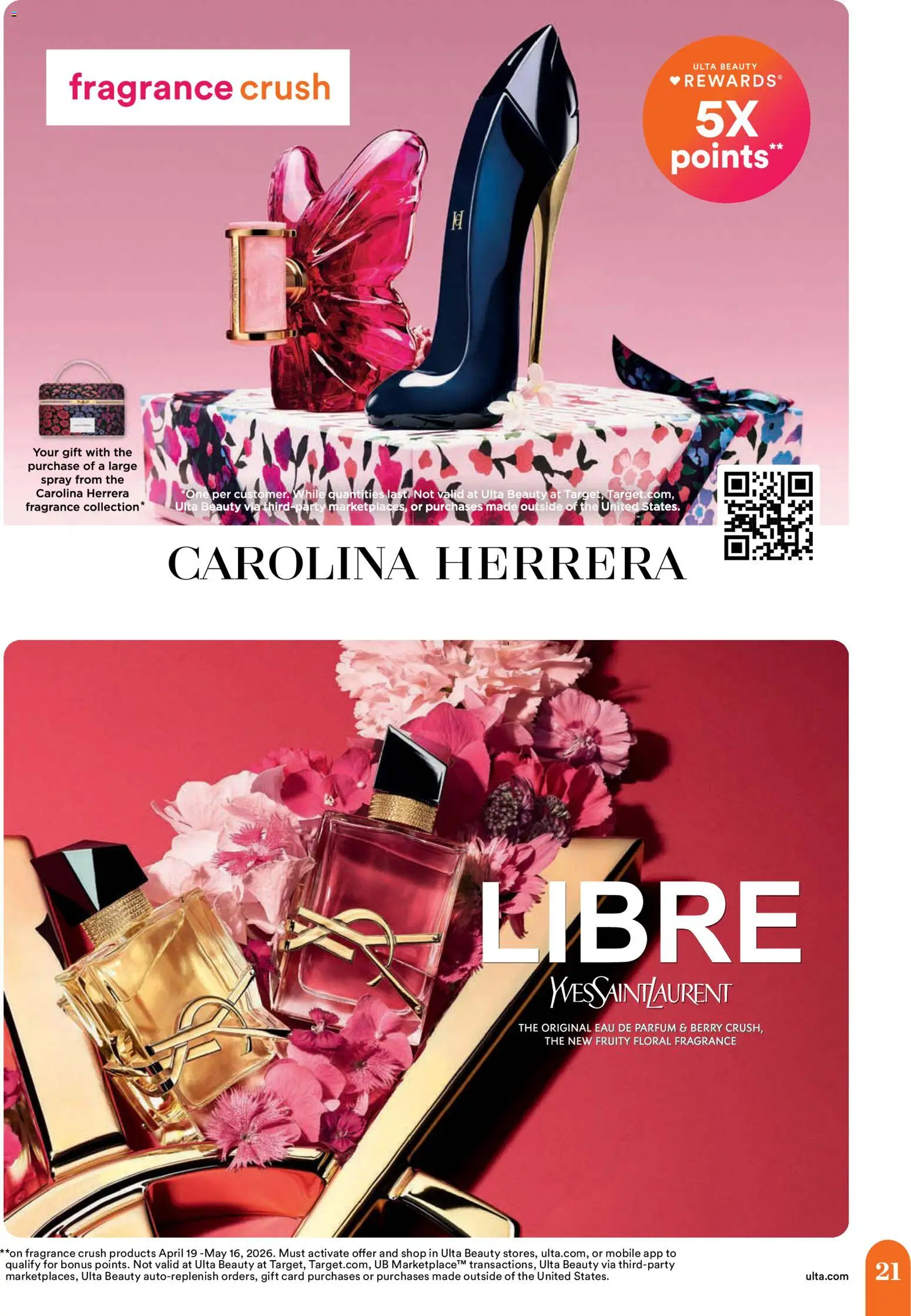 Ulta Beauty - 4.19.26 - 5.10.26 - valid from 19.04.2026 | Page: 21 | Products: Fragrance