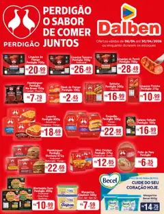 Supermercado Dalben ofertas Perdigão - Pré-Visualização do folheto da loja Supermercado Dalben, válido de 06.04.2026
