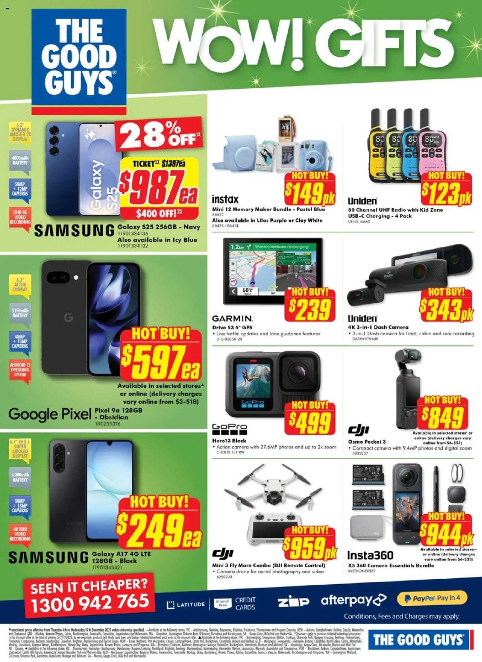 The Good Guys catalogue - valid from 03.12.2025 | Page: 34 | Products: Camera, Radio, Clay, Remote control
