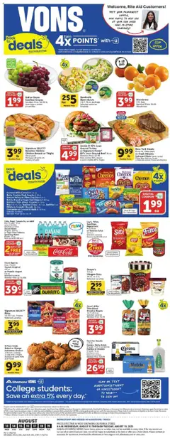 Preview of Vons weekly ads valid from 13.08.2025