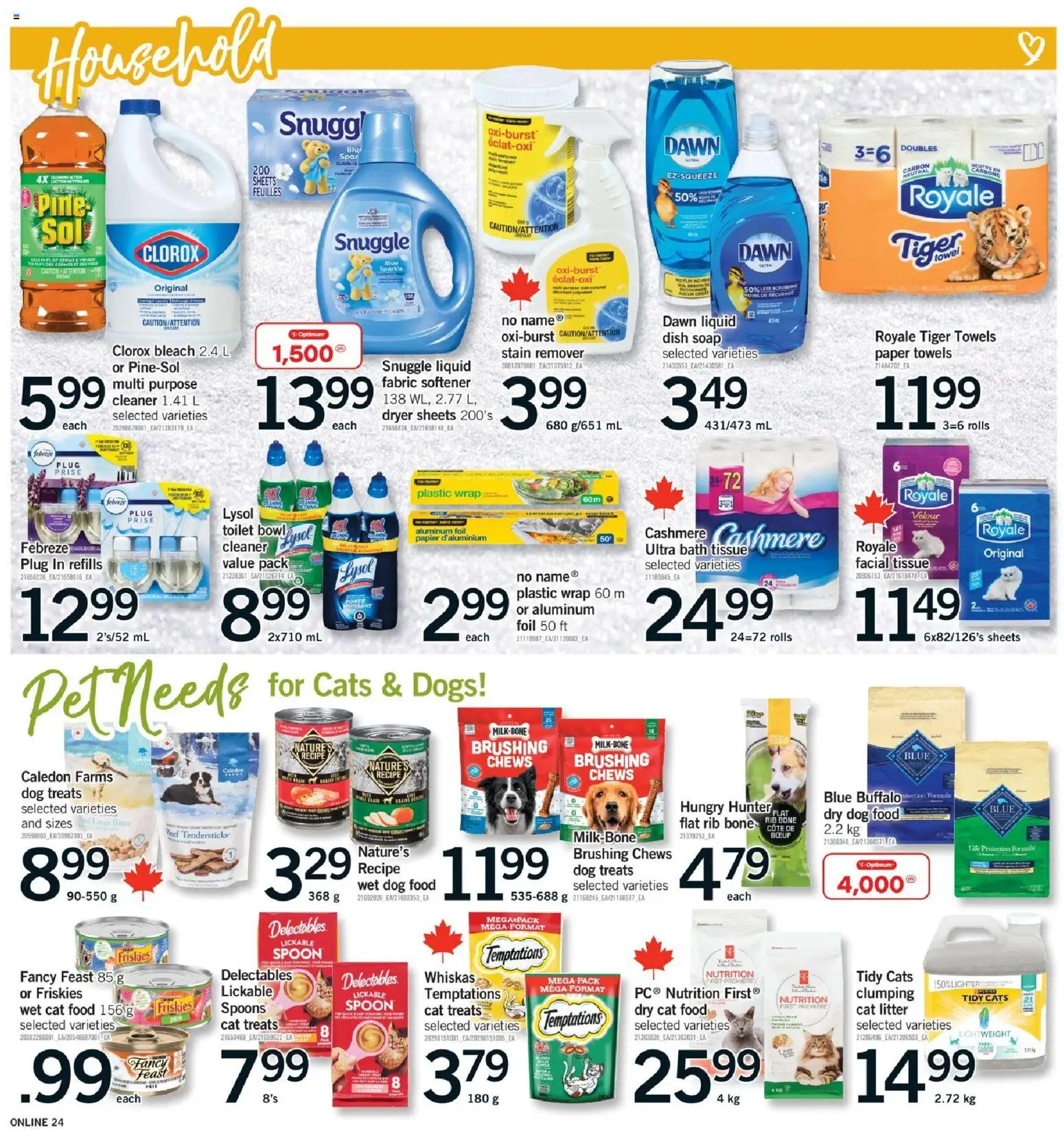 Fortinos flyer valid from 04.12.2025 | Page: 23 | Products: Beef, Dryer, Soap, Fabric softener
